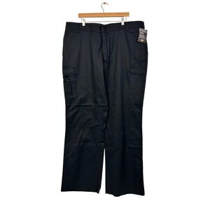 Dickies EMT Pants Womens 24 UU Black Cargo Casual Fit‎ Straight Leg FP117BK NWT